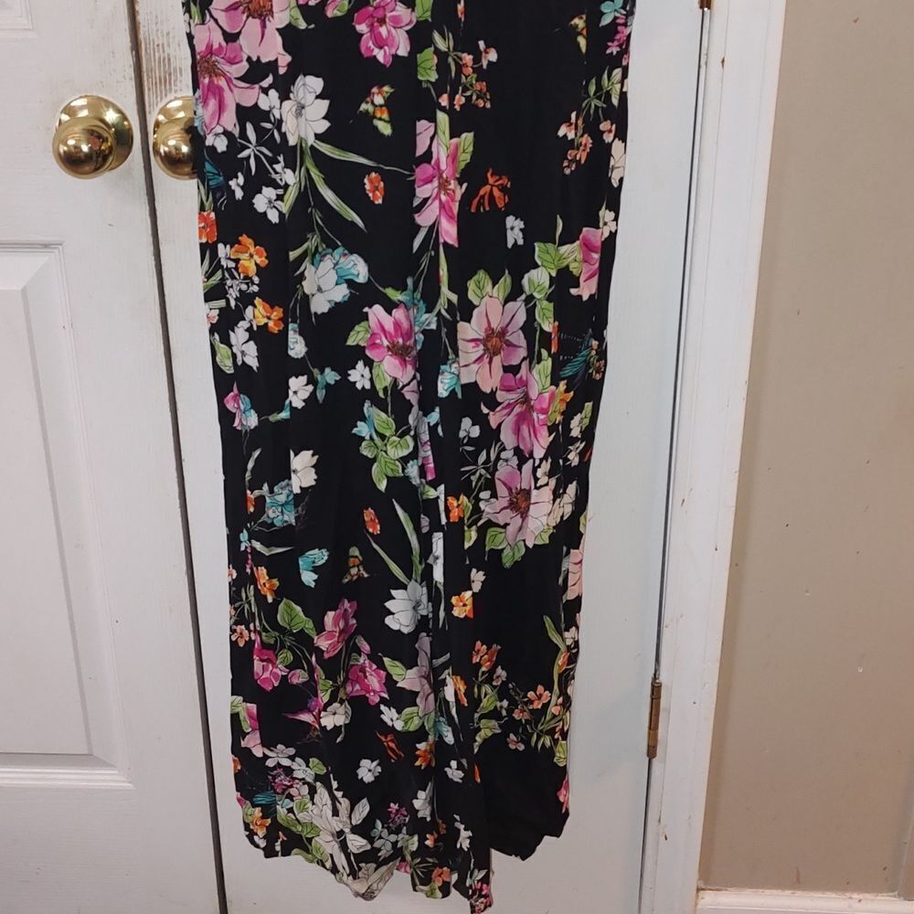 Love Fire floral long romper jumpsuit Sz M - Picture 2 of 8